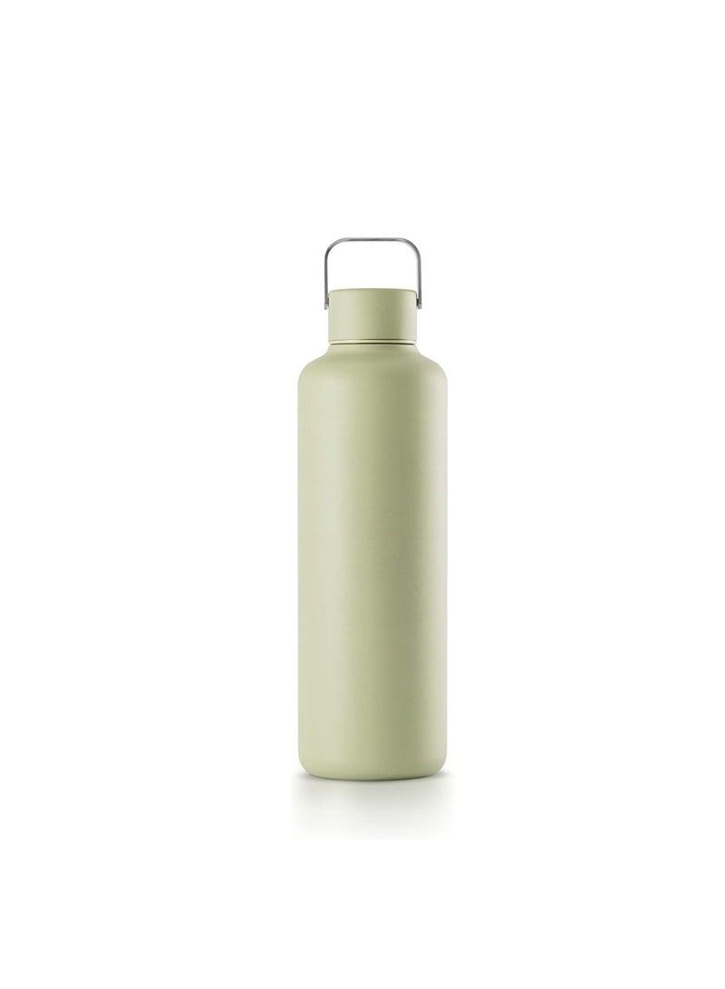 EQUA Timeless Stainless Steel Water Bottle BPA Free Leak Proof Durable Multi functional 1000ml - Image 1