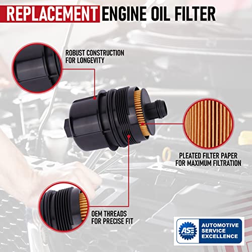 AA Ignition Replacement Engine Oil Filter - Compatible with Jeep Gladiator, Wrangler & Ram 1500 3.0L Vehicles - Replaces 68507598AA, 68498720AA - 2020, 2021-3 Liter Diesel Engines - Image 4