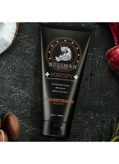 bossman Fortify Intense Conditioner Moisturize Replenish And Protect Your Beard Thicker Formula Natural Ingredients Made In Usa (Stagecoach Scent)  - Image 5