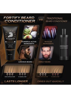 bossman Fortify Intense Conditioner Moisturize Replenish And Protect Your Beard Thicker Formula Natural Ingredients Made In Usa (Stagecoach Scent)  - Image 3