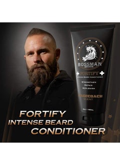 bossman Fortify Intense Conditioner Moisturize Replenish And Protect Your Beard Thicker Formula Natural Ingredients Made In Usa (Stagecoach Scent)  - Image 4