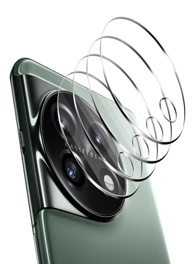 Orzero (4 Pack) Camera Lens Protector Compatible for OnePlus 11 5G, Protector de Cámera Solid Acrylic Cover 2.5D Arc Edges High Definition Bubble-Free - Image 1