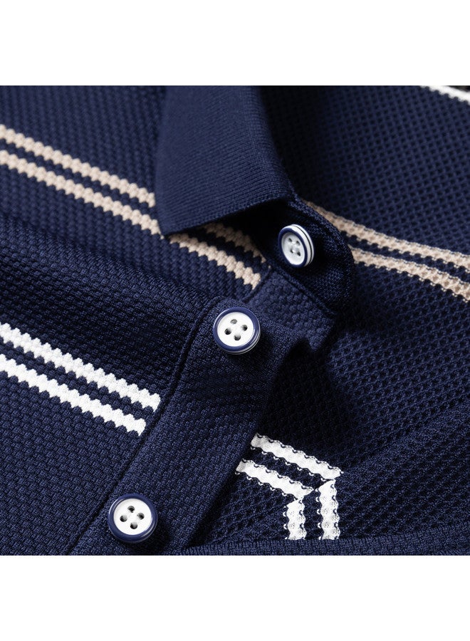 Tucano قميص بولو قصير الأكمام مخطط صيفي للرجال - أسلوب متعدد الاستخدامات وعصري - Image 5