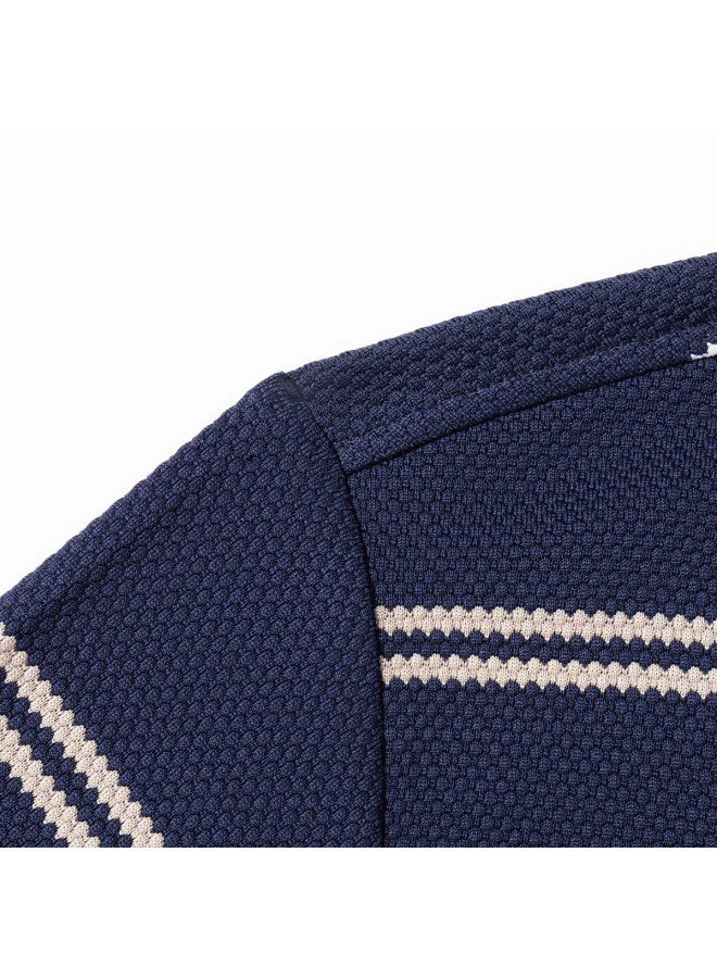 Tucano قميص بولو قصير الأكمام مخطط صيفي للرجال - أسلوب متعدد الاستخدامات وعصري - Image 4