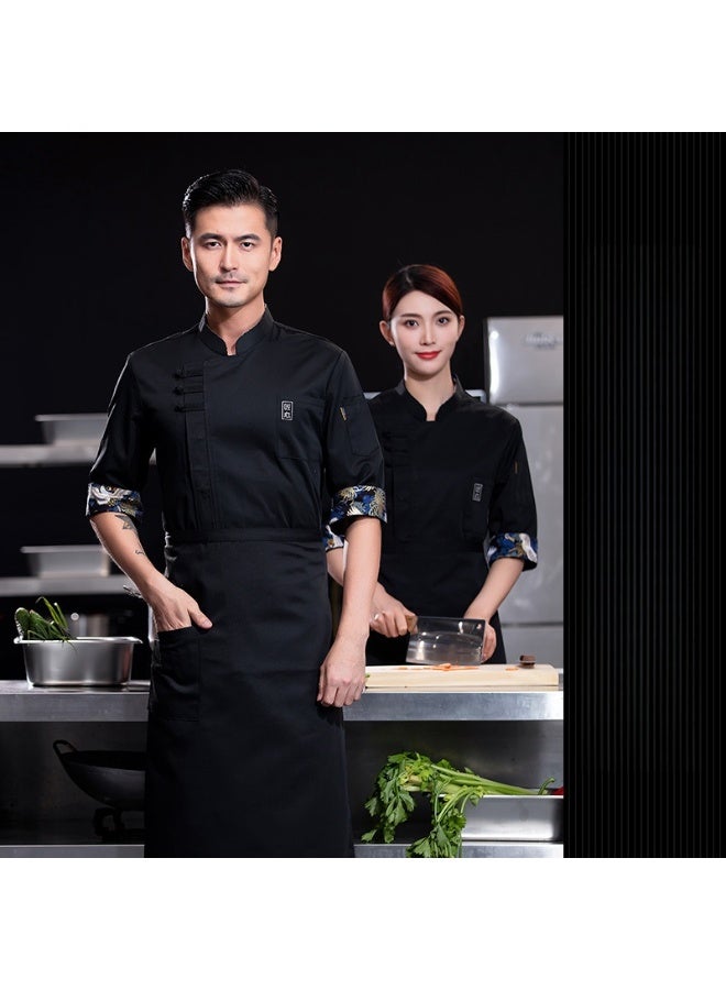KUYING New Chef Workwear Top+Apron Set - Image 1