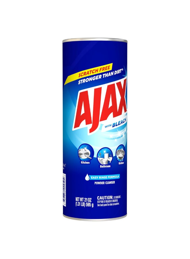 Ajax Easy Rinse Formula Powder Cleanser with Bleach 21 oz 8467714 - Image 3