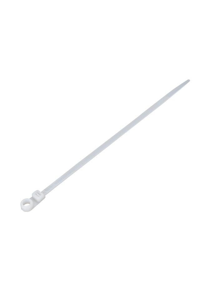 Bluejw Fixed Head Nylon Cable Tie Screw Hole Cable Tie 4*5*100*150*200*300 Round Hole Self-locking Cable Tie With Hole - Image 1
