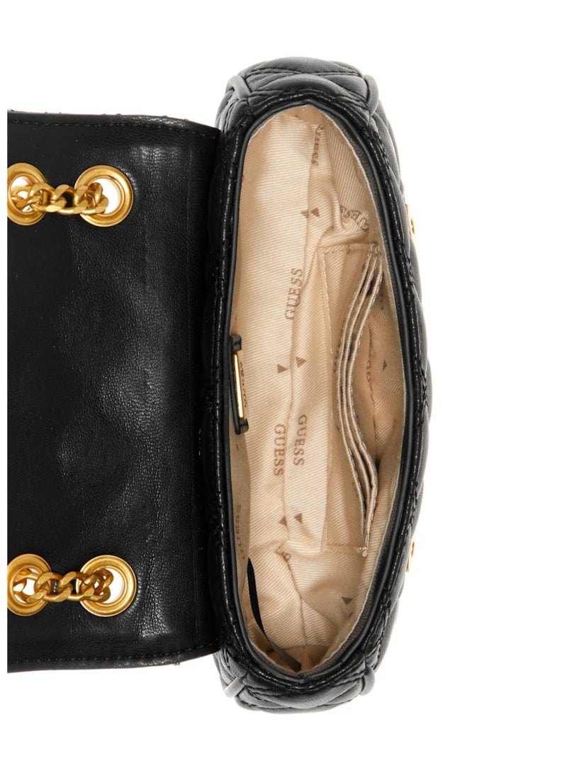 GUESS Women's Fashion Giully Convertible Crossbody Flap Shoulder Bags Camera bag - Image 5