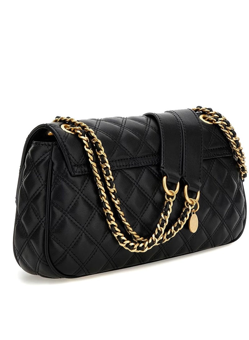GUESS Women's Fashion Giully Convertible Crossbody Flap Shoulder Bags Camera bag - Image 4