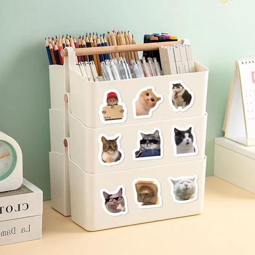 Flavizo 500pcs Cat Stickers for Kids & Adults – Decorative Cartoon Stickers for Crafts, Scrapbooking, Rewards, DIY Journals, Water Bottles, Laptops, Party Favors & School Supplies - Image 4