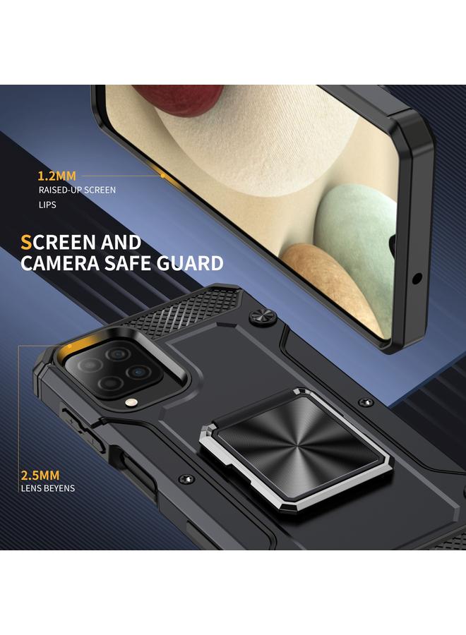 erorex Case For Samsung Galaxy A12 5G Shockproof Metal Holder Phone Case - Image 5