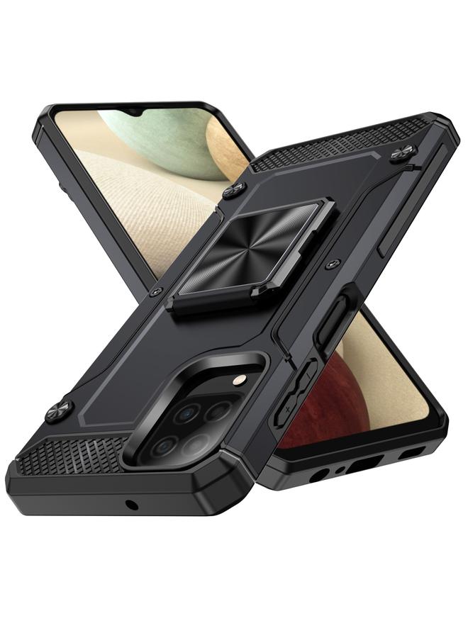 erorex Case For Samsung Galaxy A12 5G Shockproof Metal Holder Phone Case - Image 1