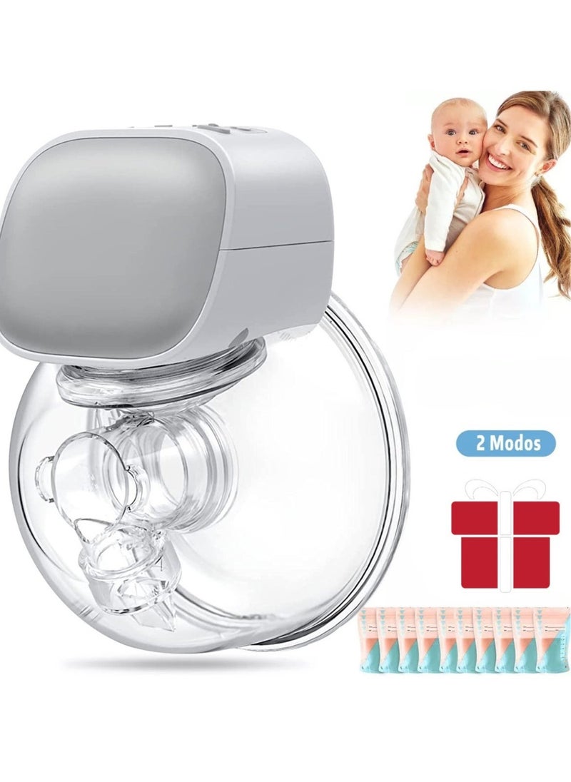 S9 Wearable Breast Pump, Hands Free Electric Breast Pump,2 Modes and 5 Levels - Image 1