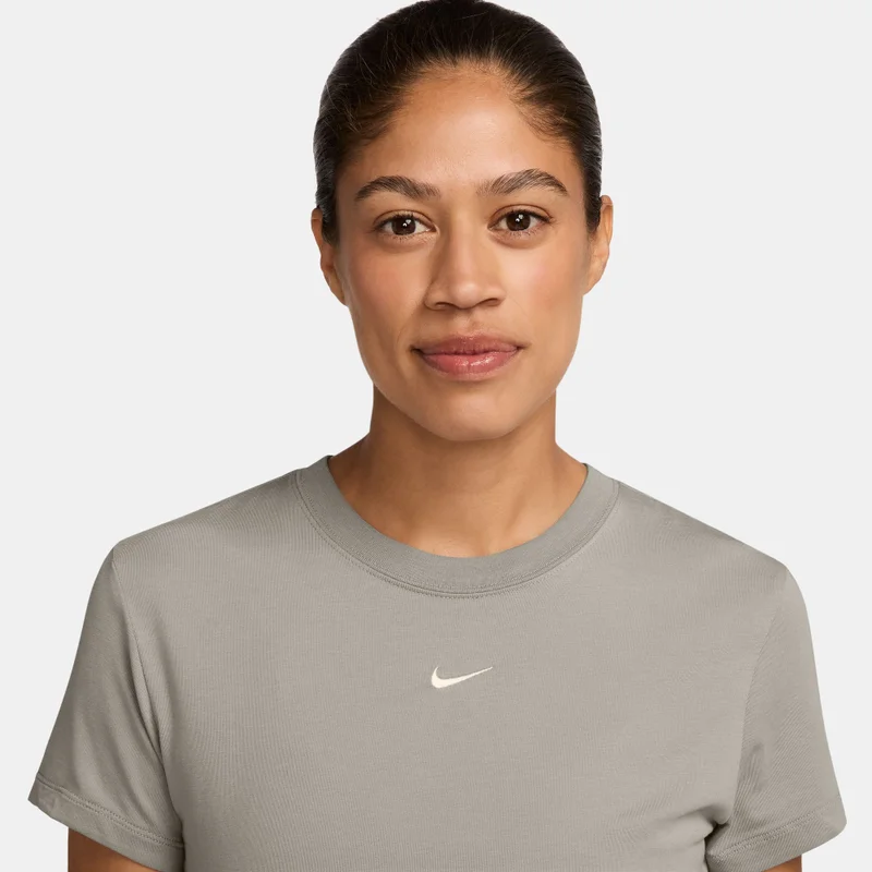 Nike Grey Women's Sportswear Chill Knit Crop Top for Women | Best Price UAE