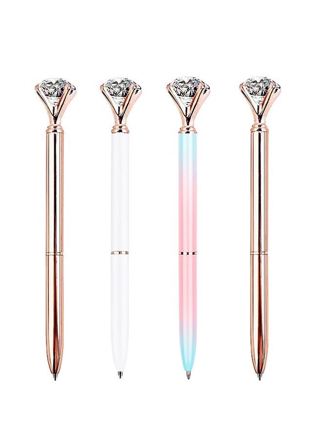 WooFree 4 Piece Crystal Diamond Ballpoint Pens  - Image 1