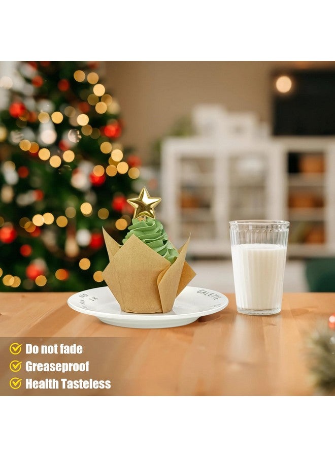 Korty Parchent Paper Cupcake Liners,200Pcs Parchment Paper Muffin Liners for Baking, Non Stick Cupcake Wrappers for Cup Cake, Weddings, Birthdays and Party, Christmas (Natural) - Image 4