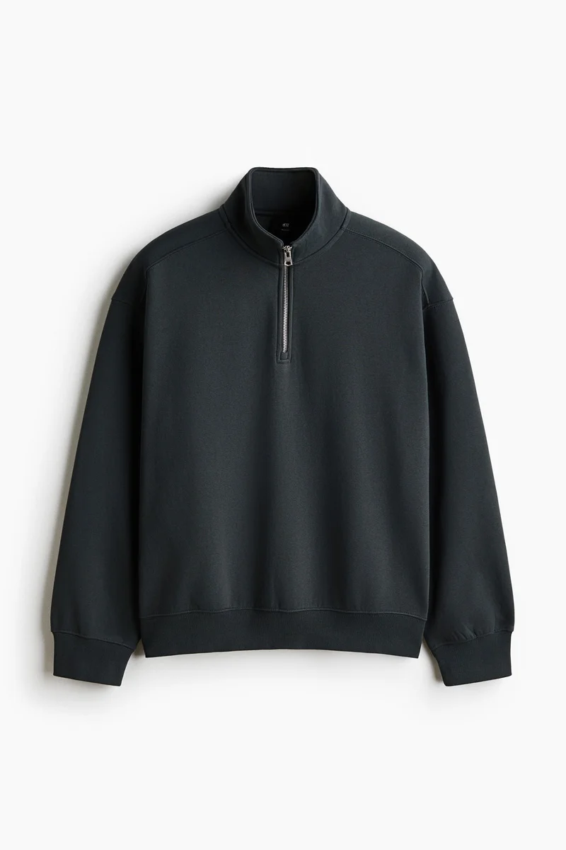 H&M  Loose Fit Zip-top sweatshirt for Men | Best Price UAE