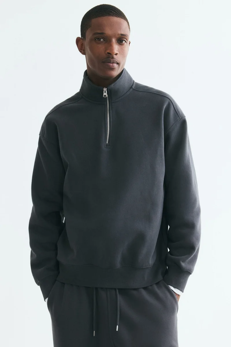 Loose Fit Zip-top sweatshirt