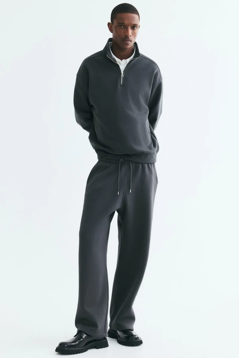 H&M  Loose Fit Zip-top sweatshirt for Men | Best Price UAE