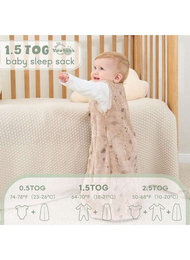 Yoofoss Fleece Baby Sleep Sack 12-18 Months, 2 Pack 1.5 Tog Baby Wearable Blanket with 2-Way Zipper, Toddler Sleeping Sack, Soft Warm Lightweight(Large) - pzsku/Z322107069C3FE90B9C5FZ/45/_/1737031255/5045a745-bfb8-4cd9-aa63-4a469b260616