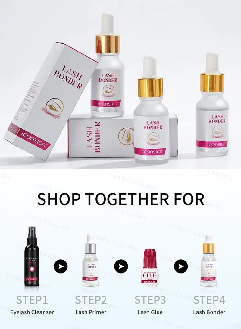 إيكونساين وصلات رموش فاخرة من آيكونساين، صمغ فائق من أجل تطبيق وصلات الرموش الاحترافية - Image 3