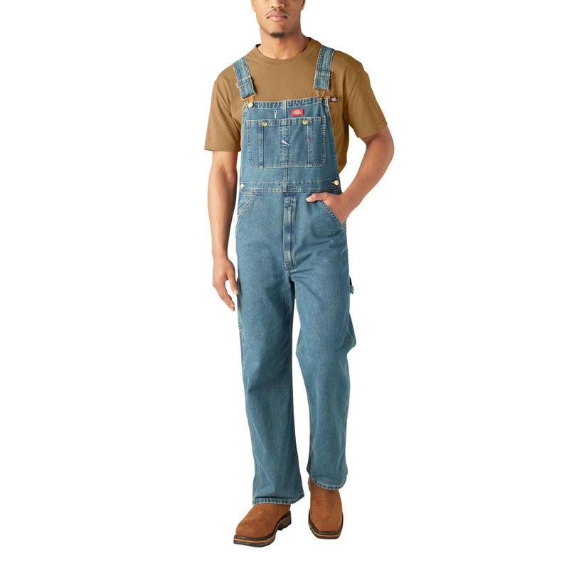 Dickies Indigo Bib Overalls MEDIUM HERITAGE TINT 36 32