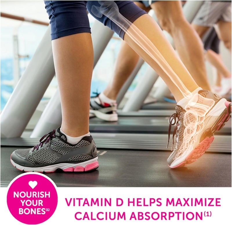 Caltrate 600 Plus D3 Calcium and Vitamin D Supplement Tablets Bone Health Supplements for Adults  120 Count - Image 4