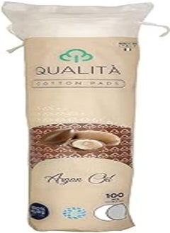 QUALITA Qualita cotton pads with argan oil 100 pieces double face 