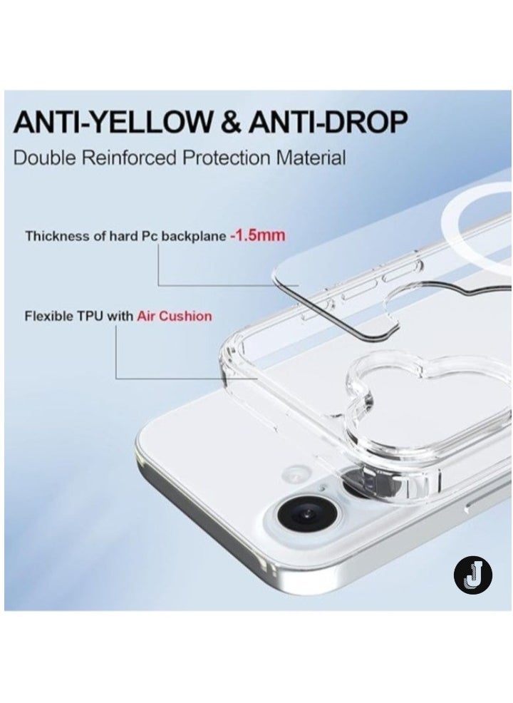 JAJEEK "New iPhone 16 Magnetic Case – Stylish Clear Back with Enhanced Scratch Resistance" - Image 3