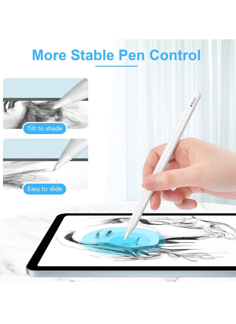 DIGIROOT - Upgraded Replacement Tip for Pencil 1st 2nd Gen USB-C Crayon 0.72mm No Wear Out Fine Point Precise Control Pen 2 Pack - Image 1