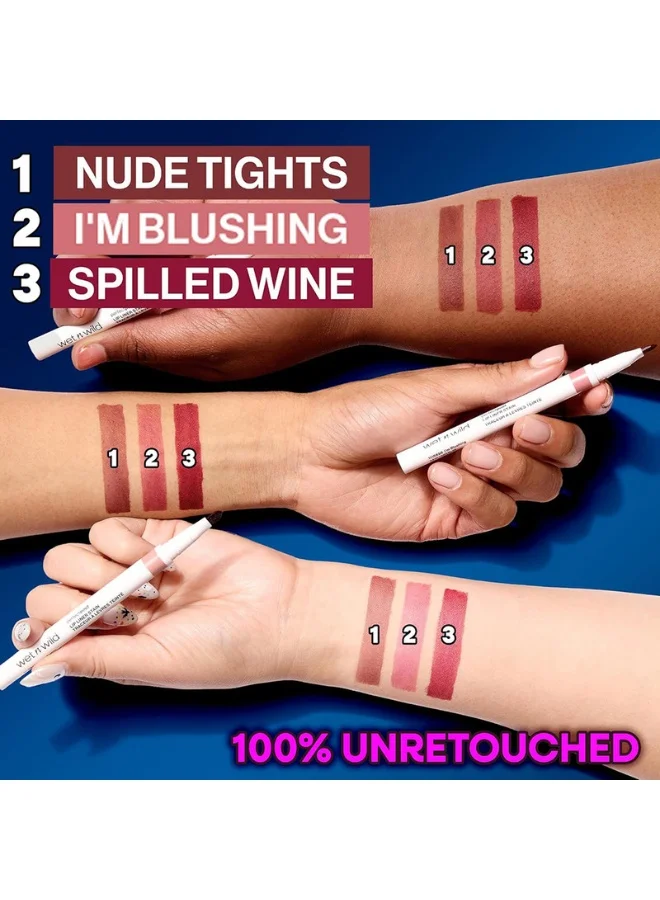 Wet N Wild Perfect Pout Lip Liner Stain - Spilled Wine Spilled Wine