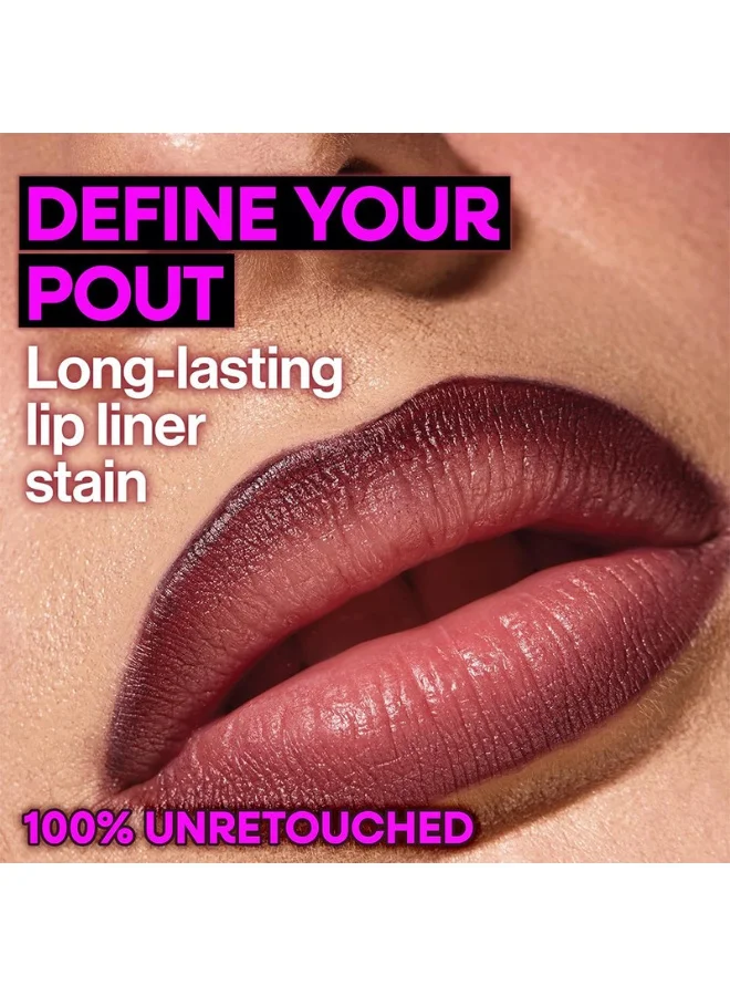 Wet N Wild Perfect Pout Lip Liner Stain - Spilled Wine Spilled Wine