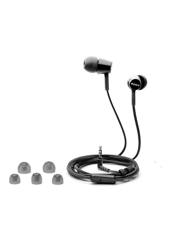 Sony In-ear Wired Earphones With Microphone And Line Control Black - Image 4