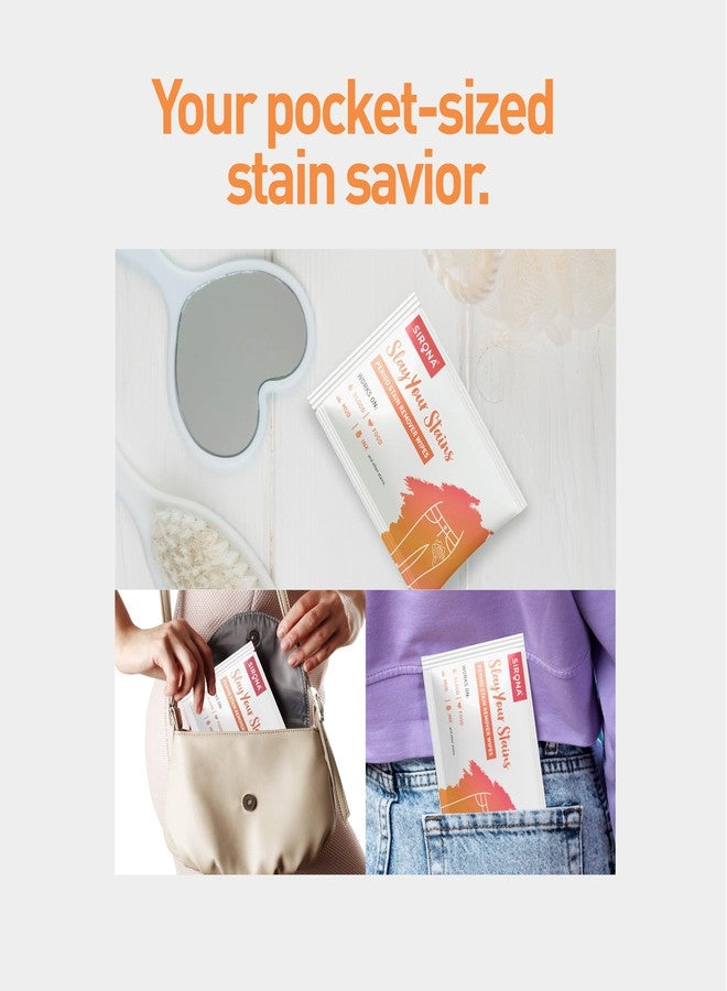 Sirona Period Stain Remover Wipes for Women - Pack of 10 | Removes Stains in 60 Sec | Gentle on Skin & Fabric | Travel-Friendly | No Harsh Chemical | Works on Clothes & Other Stains (Ink, Mud & Food) - Image 5