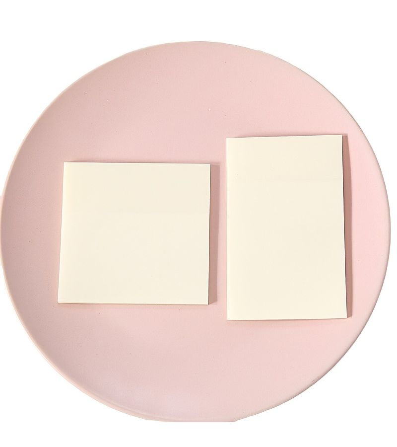 Transparent PET Sticky Notes 3pcs Writable Square Adhesive Pages For Office Journal Planner - Image 4