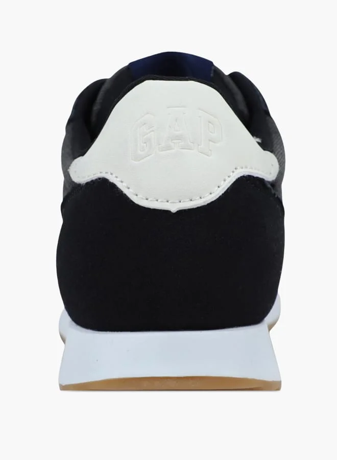 GAP Boys' Panelled Sneakers with Lace-Up Closure