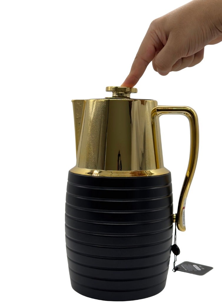 AL-GANNAS AL-GANNAS Premium Thermal Flask – 1L | Exclusive Design for Tea & Coffee - Image 3