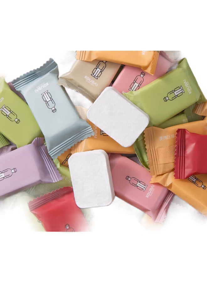 HINCLOUD Portable Travel Face Washing And Makeup Removal Compressed Towels, Extra Large And Thick Disposable Face Towels, 14 Pieces - Image 2