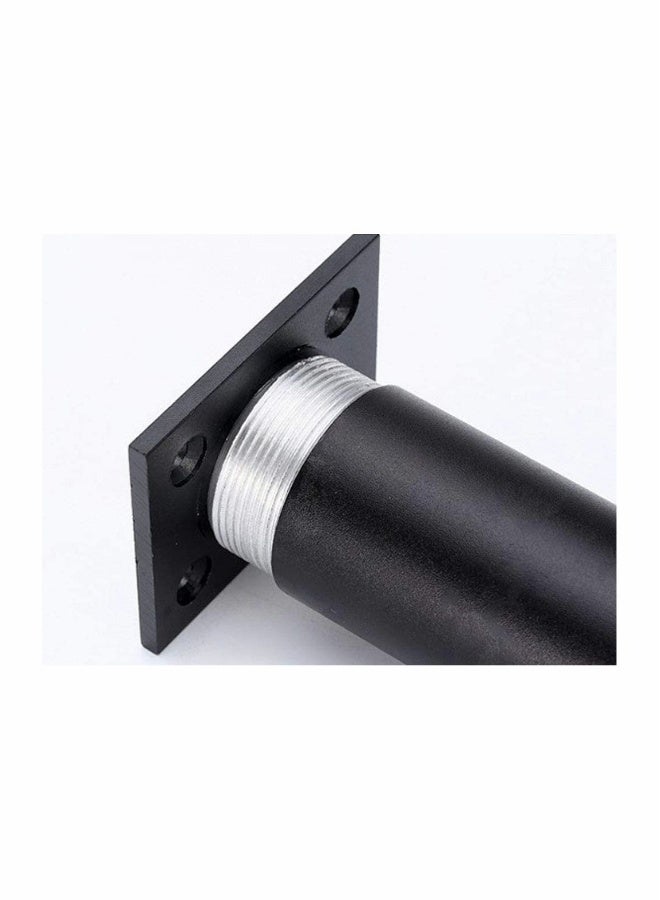 Adjustable Black Metal Furniture Legs for Sofa Bed Set of 4 3 Inch Height 15 Inch Diameter - Image 4