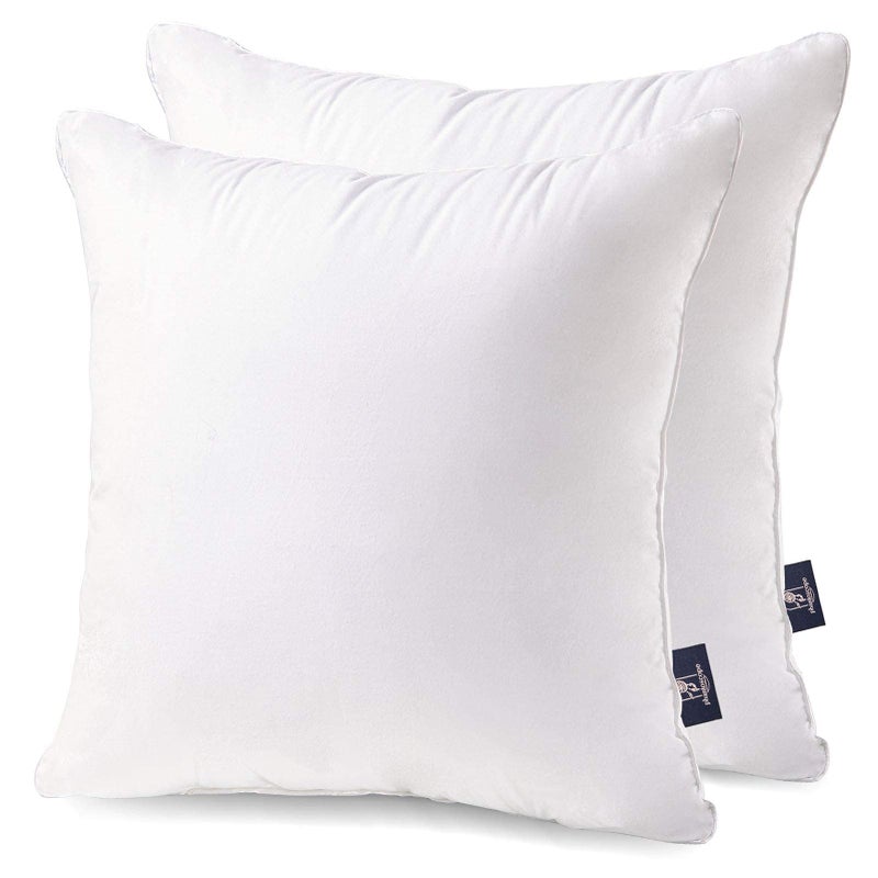 Phantoscope Phantoscope 26 x 26 Pillow Inserts  Throw Pillow Inserts with 100 Cotton Cover  Square Forms Microfiber Pillow Sham Stuffer  Couch Cushion Pillows 26 Inches 2 Count Pack of 1 