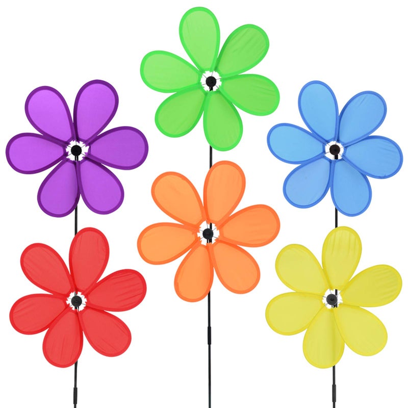 B bangcool Wind Spinners Sunflower Lawn Pinwheels Windmill Party Pinwheel Wind Spinner for Patio Lawn & Garden - Image 2