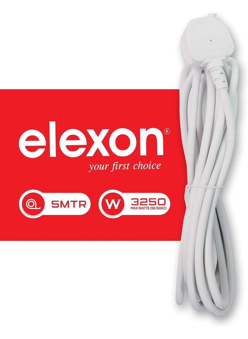 Elexon ESMA approved Universal Extension Strip Socket with 4 Way Plug 2 meter, Power Cord / Extension for Home, Office - Image 3
