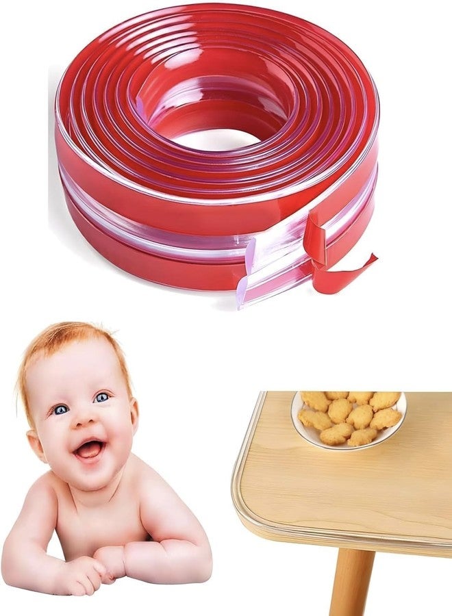 Dhakshy 3-Meter Silicone Edge Protector Strip with 4 Corner Protectors Gaurd Baby Proofing,Adhesive Corner Protectors for Furniture Sharp Corners for Tables, Stair Drawers (3Meter+ 4 Corners) - Image 3