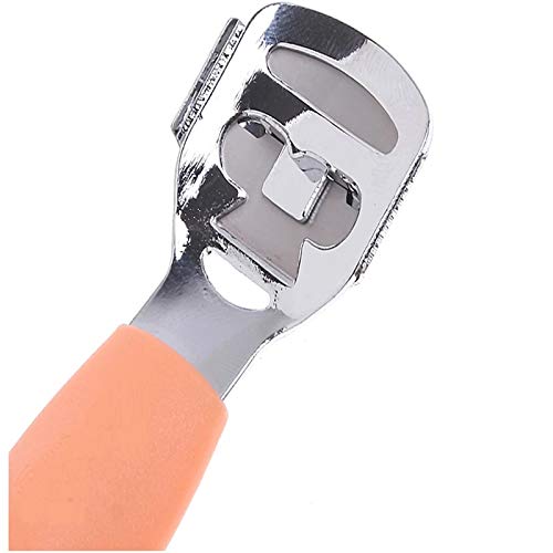 Sweetpea� Stainless Steel Callus Shaver Pedicure Dead Hard Skin Remover Heel Razor Cutter With Skin Rub For Foot Care, Removing Solid, Cracked Skin Cells. (Plastic) - Image 2