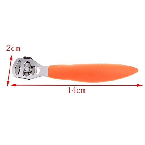 Sweetpea� Stainless Steel Callus Shaver Pedicure Dead Hard Skin Remover Heel Razor Cutter With Skin Rub For Foot Care, Removing Solid, Cracked Skin Cells. (Plastic) - Image 3
