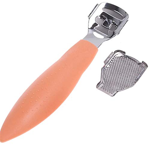 Sweetpea� Stainless Steel Callus Shaver Pedicure Dead Hard Skin Remover Heel Razor Cutter With Skin Rub For Foot Care, Removing Solid, Cracked Skin Cells. (Plastic) - Image 4