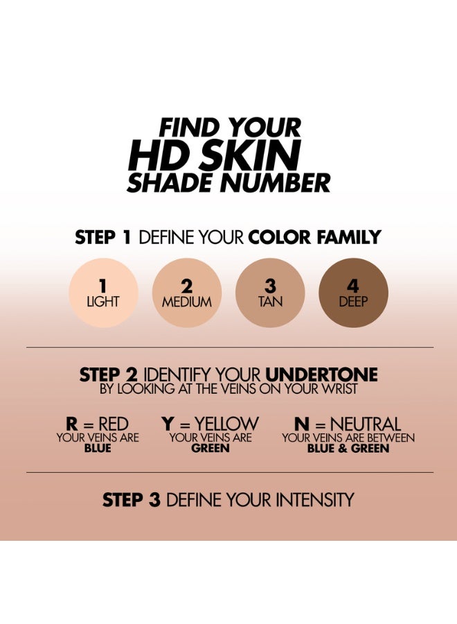 ميك اب فور ايفر كريم أساس بودرة HD SKIN من MAKE UP FOR EVER - 1N14 - Image 3