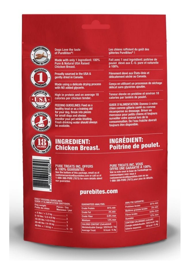 PUREBITES - PureBites Chicken Jerky for Dogs, 5.5oz / 156g - Mid Size - Image 1