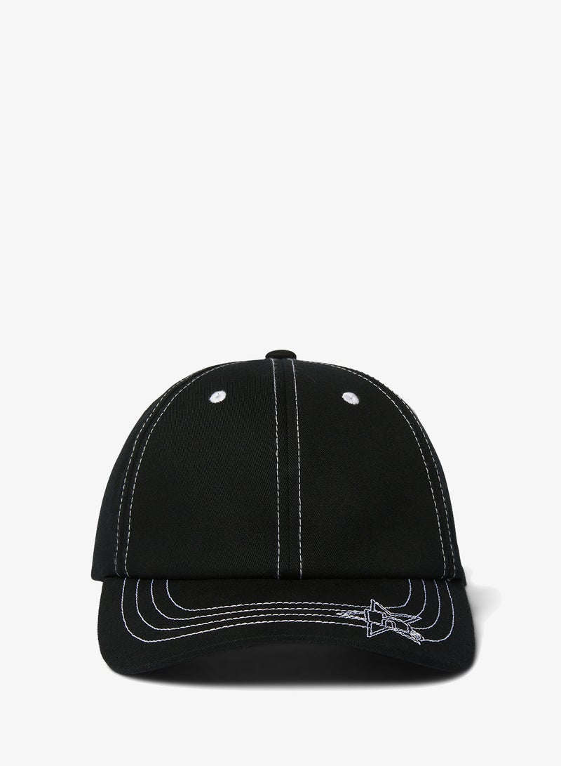 HUF Contrast H Star Curve Peak Cap - Image 1