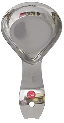 ZOOV Stainless Steel Spoon Rest, Ladle Holder for Cooking Home Decor Heavy Duty, Dishwasher Safe Pack of 1pcs - Image 1